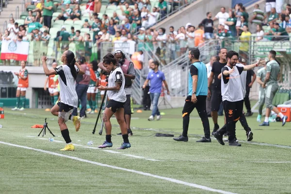 Partita Campionato Femminile Brasiliano Settembre 2022 Brasile San Paolo Corinzi — Foto Stock