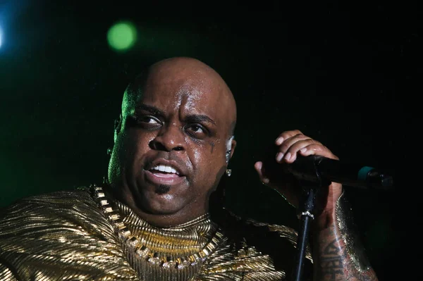 Int American Singer Ceelo Green Concert Sunset Stage Rock Rio — Stock Photo, Image
