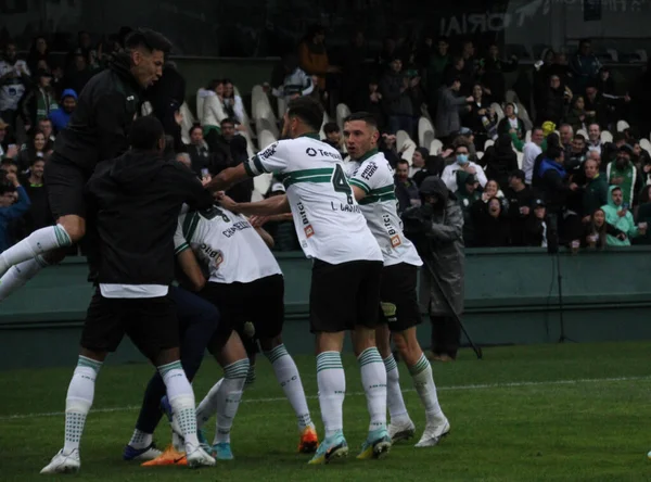 Brezilya Futbol Şampiyonası - Coritiba Atletco-GO 'ya karşı. 11 Eylül 2022, Curitiba, Parana, Brezilya: Coritiba ile Atletco-GO arasındaki futbol maçı, Brezilya Futbol Şampiyonası 'nın 26.