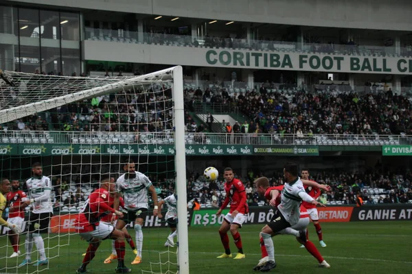 Brezilya Futbol Şampiyonası Coritiba Atletco Karşı Eylül 2022 Curitiba Parana — Stok fotoğraf