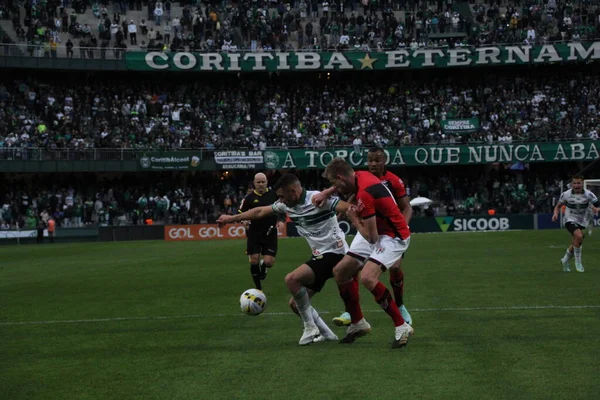 Brezilya Futbol Şampiyonası Coritiba Atletco Karşı Eylül 2022 Curitiba Parana — Stok fotoğraf