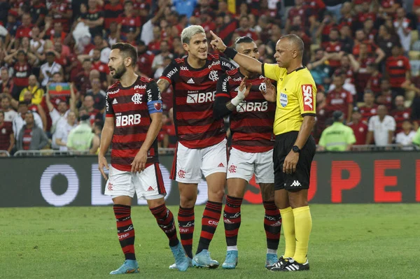 Brésil Soccer Cup Demi Finale Flamengo Sao Paulo Septembre 2022 — Photo