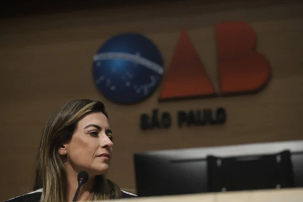 Elecciones Brasil Reunión Con Candidata Presidencial Soraya Thronicke Turno Votaciones —  Fotos de Stock