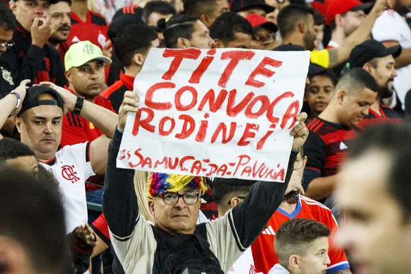 Brasilianische Fußballmeisterschaft Halbfinale Flamengo Gegen Sao Paulo September 2022 Rio — Stockfoto