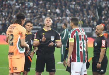 Brezilya Futbol Kupası - Yarı final: Korintliler Fluminense 'e karşı. 15 Eylül 2022, Sao Paulo, Brezilya: Korintliler ve Fluminense arasındaki futbol maçı, Sao Paulo 'daki Neo Quimica Arena' da düzenlenen Brezilya Futbol Kupası 'nın geri dönüşünde geçerli oldu.