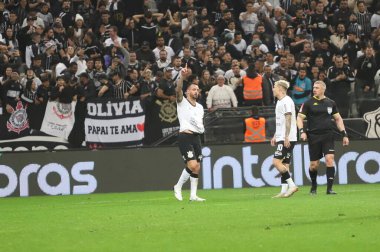 Brezilya Futbol Kupası - Yarı final: Korintliler Fluminense 'e karşı. 15 Eylül 2022, Sao Paulo, Brezilya: Korintliler ve Fluminense arasındaki futbol maçı, Sao Paulo 'daki Neo Quimica Arena' da düzenlenen Brezilya Futbol Kupası 'nın geri dönüşünde geçerli oldu.