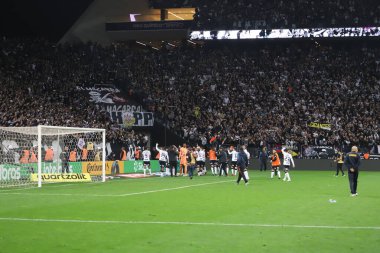 Brezilya Futbol Kupası - Yarı final: Korintliler Fluminense 'e karşı. 15 Eylül 2022, Sao Paulo, Brezilya: Korintliler ve Fluminense arasındaki futbol maçı, Sao Paulo 'daki Neo Quimica Arena' da düzenlenen Brezilya Futbol Kupası 'nın geri dönüşünde geçerli oldu.