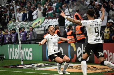 Brezilya Futbol Kupası - Yarı final: Korintliler Fluminense 'e karşı. 15 Eylül 2022, Sao Paulo, Brezilya: Korintliler ve Fluminense arasındaki futbol maçı, Sao Paulo 'daki Neo Quimica Arena' da düzenlenen Brezilya Futbol Kupası 'nın geri dönüşünde geçerli oldu.