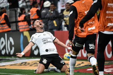 Brezilya Futbol Kupası - Yarı final: Korintliler Fluminense 'e karşı. 15 Eylül 2022, Sao Paulo, Brezilya: Korintliler ve Fluminense arasındaki futbol maçı, Sao Paulo 'daki Neo Quimica Arena' da düzenlenen Brezilya Futbol Kupası 'nın geri dönüşünde geçerli oldu.