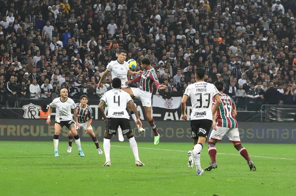 Copa Fútbol Brasil Semifinal Corinthians Fluminense Septiembre 2022 Sao Paulo —  Fotos de Stock