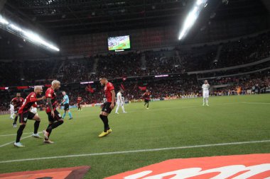 Brezilya Futbol Şampiyonası: Athletico Paranaense Cuiaba 'ya karşı. 18 Eylül 2022, Curitiba, Parana, Brezilya: Athletico Paranaense ve Cuiaba arasındaki futbol maçı Brezilya Futbol Şampiyonası 'nın 27.