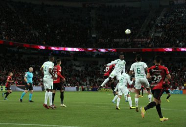 Brezilya Futbol Şampiyonası: Athletico Paranaense Cuiaba 'ya karşı. 18 Eylül 2022, Curitiba, Parana, Brezilya: Athletico Paranaense ve Cuiaba arasındaki futbol maçı Brezilya Futbol Şampiyonası 'nın 27.