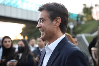 Brezilya Seçimleri: Sao Paulo Valiliği adayları arasında tartışma. 17 Eylül 2022, Sao Paulo, Brezilya: Sao Paulo eyaleti hükümet adayları 2022 seçimleri için bir başka öneri ve fikir tartışmasına daha katıldılar. 