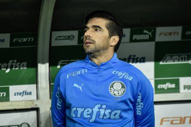 Brezilya Futbol Şampiyonası: Palmeiras Santos 'a karşı. 18 Eylül 2022, Sao Paulo, Brezilya: Pazar günü Sao Paulo 'daki Allianz Parque Stadyumu' nda düzenlenen Brezilya Futbol Şampiyonası 'nın 27. 