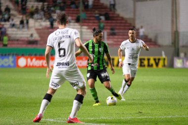 Brezilya Futbol Şampiyonası: Amerika-MG Corinthians 'a karşı. 18 Eylül 2022, Belo Horizonte, Minas Gerais, Brezilya: Brezilya Futbol Şampiyonası 'nın 27. turu için geçerli olan Amerika-MG ve Corinthians arasındaki futbol maçı