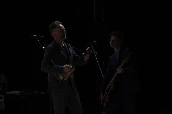Uruguayn Laulaja Lauluntekijä Jorge Drexlerin Konsertti Guaira Teatterissa Curitibassa Syyskuu — kuvapankkivalokuva