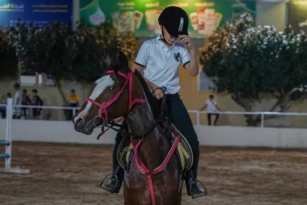 Campeonato Equitação Organizado Pelo Clube Equestre Amigos Gaza Setembro 2022 — Fotografia de Stock