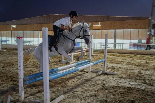Campeonato Equitação Organizado Pelo Clube Equestre Amigos Gaza Setembro 2022 — Fotografia de Stock