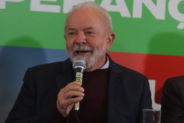 Brezilya Seçimleri: Eski Cumhurbaşkanı Lula Sao Paulo 'da eski cumhurbaşkanı adaylarıyla bir araya geldi. 19 Eylül 2022, Sao Paulo, Brezilya: Eski başkan Luiz Inacio Lula da Silva, İşçi Partisi adayı 