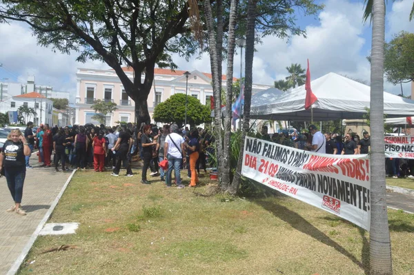 Sjuksköterskor Protesterar Mot Lönenivån Natal September 2022 Natal Rio Grande — Stockfoto