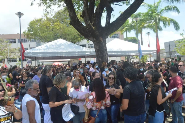 Pflegekräfte Protestieren Natal Für Eine Lohnuntergrenze September 2022 Natal Rio — Stockfoto