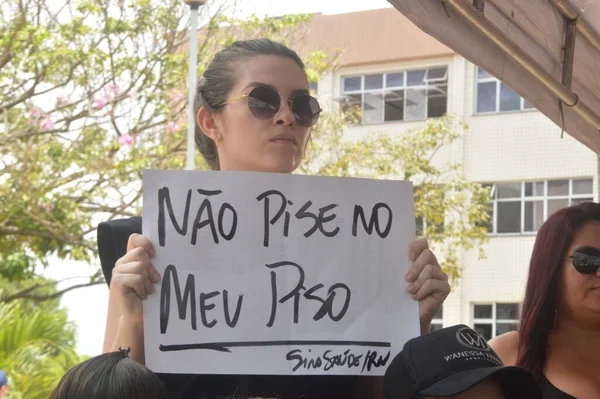 전문가들은 나탈의 인상에 2022 그란데 노르테 브라질 간호사들을 시행을 지지하는 — 스톡 사진