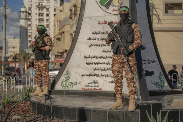Бригады Кассам Военное Крыло Хамаса Время События Газе Сентября 2022 — стоковое фото