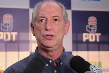 Brezilya cumhurbaşkanı adayı Ciro Gomes, Sao Paulo 'daki bir toplantıda. 23 Eylül 2022, Sao Paulo, Brezilya: Ciro Gomes, Brezilya Başkanlığı Demokratik İşçi Partisi adayı