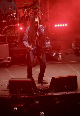 Skip MARLEY, Central Park Lawn 'daki Summer Stage' de canlı performans sergiliyor. 26 Eylül 2022, New York, ABD: SKIP MARLEY, merhum Bob Marley 'in torunu, Central Park Çimenlik Vakfı' nda canlı performans sergiliyor. 