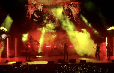Skip MARLEY, Central Park Lawn 'daki Summer Stage' de canlı performans sergiliyor. 26 Eylül 2022, New York, ABD: SKIP MARLEY, merhum Bob Marley 'in torunu, Central Park Çimenlik Vakfı' nda canlı performans sergiliyor. 