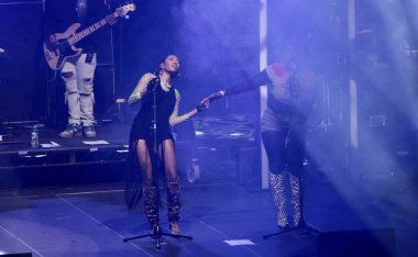 Skip MARLEY, Central Park Lawn 'daki Summer Stage' de canlı performans sergiliyor. 26 Eylül 2022, New York, ABD: SKIP MARLEY, merhum Bob Marley 'in torunu, Central Park Çimenlik Vakfı' nda canlı performans sergiliyor. 