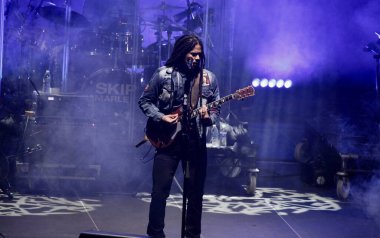 Skip MARLEY, Central Park Lawn 'daki Summer Stage' de canlı performans sergiliyor. 26 Eylül 2022, New York, ABD: SKIP MARLEY, merhum Bob Marley 'in torunu, Central Park Çimenlik Vakfı' nda canlı performans sergiliyor. 