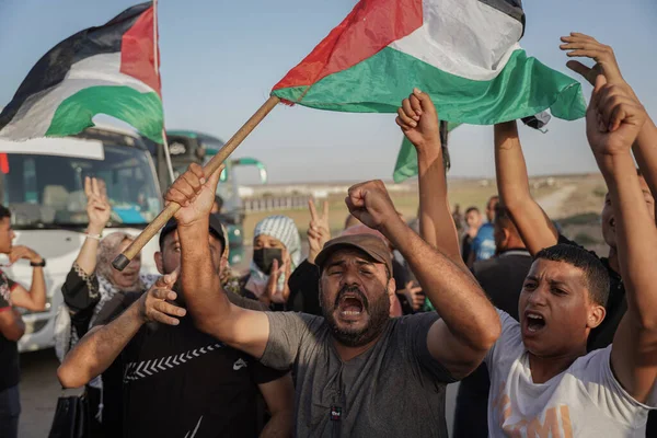 Int Palestinos Participam Festival Não Jerusalém Violações Faixa Gaza Setembro — Fotografia de Stock