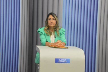 (INT) Brezilya Seçimleri: Rio Grande do Norte hükümeti adayları arasında tartışma. 27 Eylül 2022, Natal, Rio Grande do Norte, Brezilya: Rio Grande do Norte hükümetinin adayları arasındaki tartışma Inter TV Cabugi tarafından desteklendi