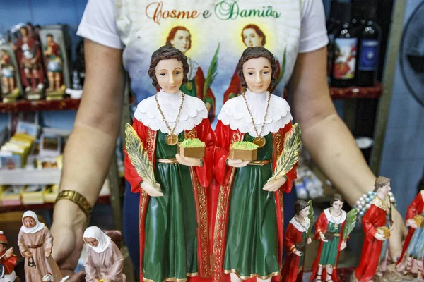 Religião Missa Distribuição Doces Dia Dos Santos São Cosme Damião — Fotografia de Stock