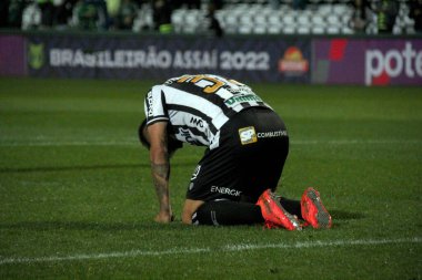 Brezilya Futbol Şampiyonası: Coritiba, Ceara 'ya karşı. 28 Eylül 2022, Curitiba, Parana, Brezilya: Coritiba ile Ceara arasındaki futbol maçı, Brezilya Futbol Şampiyonası 'nın 28. Turu için geçerli, Curitiba, Parana' daki Couto Pereira Stadyumu 'nda yapıldı.