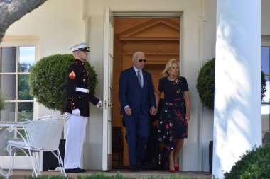 (ABD Başkanı ve First Lady Joe ve Jill Biden, Beyaz Saray 'da Engelliler Yasası ve Onur Ayı' nı kutlamak için demeç verdiler. 28 Eylül 2022, Washington, D.C., ABD