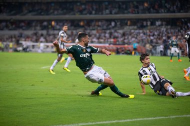 Brezilya Futbol Şampiyonası 2022: Atletico Mineiro ve Palmeiras. 28 Eylül 2022, Belo Horizonte, Minas Gerais, Brezilya: Brezilya Futbol Şampiyonası 'nın 28. turu için geçerli olan Atletico-MG ve Palmeiras arasındaki futbol maçı