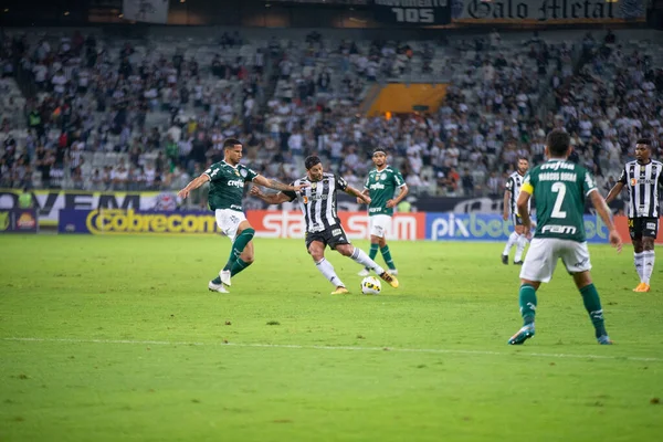 Brezilya Futbol Şampiyonası 2022: Atletico Mineiro ve Palmeiras. 28 Eylül 2022, Belo Horizonte, Minas Gerais, Brezilya: Brezilya Futbol Şampiyonası 'nın 28. turu için geçerli olan Atletico-MG ve Palmeiras arasındaki futbol maçı