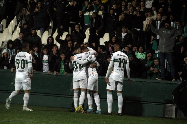 ブラジルサッカー選手権 コリチバ対カリア 9月28 2022 Curitiba Parana ブラジル CoritibaとCearaの間のサッカー試合 ブラジルサッカー選手権の28回戦のために有効 クート — ストック写真