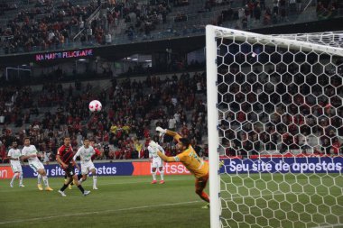 Brezilya Futbol Şampiyonası: Athletico Paranaense, Juventude 'a karşı. 1 Ekim 2022, Curitiba, Parana, Brezilya: Brezilya Futbol Şampiyonası 'nın 29. turu için geçerli olan Athletico Paranaense ve Juventude arasındaki futbol maçı