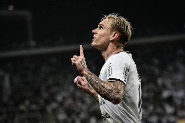 Brezilya Futbol Şampiyonası: Korintliler ve Cuiaba. 1 Ekim 2022, Sao Paulo, Brezilya: Corinthians ve Cuiaba arasındaki futbol maçı, 2022 Brezilya Futbol Şampiyonası 'nın 29.