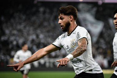 Brezilya Futbol Şampiyonası: Korintliler ve Cuiaba. 1 Ekim 2022, Sao Paulo, Brezilya: Corinthians ve Cuiaba arasındaki futbol maçı, 2022 Brezilya Futbol Şampiyonası 'nın 29.