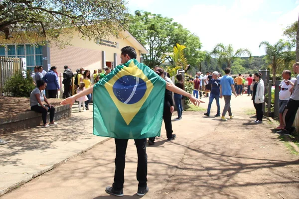 Выборы Бразилии Движение Избирателей Будет Голосовать Городе Куритиба Октября 2022 — стоковое фото