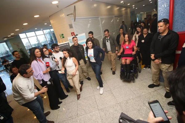 Brezilya Seçimleri Cumhurbaşkanı Adayı Simone Tebet Sao Paulo Başkan Yardımcısı — Stok fotoğraf