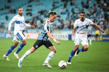 Brezilya Futbol Şampiyonası - İkinci Lig: Gremio CSA 'ya karşı. 4 Ekim 2022, Porto Alegre, Rio Grande do Sul, Brezilya: Gremio ve CSA arasındaki futbol maçı, Brezilya Futbol Şampiyonası 'nın 33. turu için geçerlidir - İkinci Lig