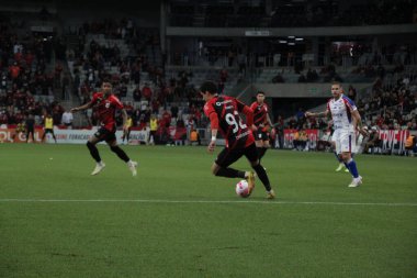 Brezilya Futbol Şampiyonası: Athletico Paranaense Fortaleza 'ya karşı. 5 Ekim 2022, Curitiba, Parana, Brezilya: Arena da Baixada 'da düzenlenen Brezilya Futbol Şampiyonası' nın 30. turu için geçerli olan Athletico Paranaense ve Fortaleza arasındaki futbol maçı 
