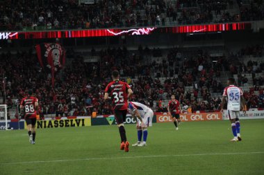 Brezilya Futbol Şampiyonası: Athletico Paranaense Fortaleza 'ya karşı. 5 Ekim 2022, Curitiba, Parana, Brezilya: Arena da Baixada 'da düzenlenen Brezilya Futbol Şampiyonası' nın 30. turu için geçerli olan Athletico Paranaense ve Fortaleza arasındaki futbol maçı 