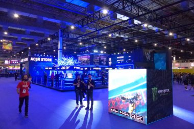 Sao Paulo 'daki Expo Center Norte' de Brezilya Game Show 'un 13.' sünün açılışı. 6 Ekim 2022, Sao Paulo, Brezilya: Latin Amerika 'nın en büyük video oyunu fuarı olan BGS' nin 13.