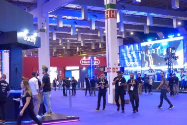 Sao Paulo 'daki Expo Center Norte' de Brezilya Game Show 'un 13.' sünün açılışı. 6 Ekim 2022, Sao Paulo, Brezilya: Latin Amerika 'nın en büyük video oyunu fuarı olan BGS' nin 13.